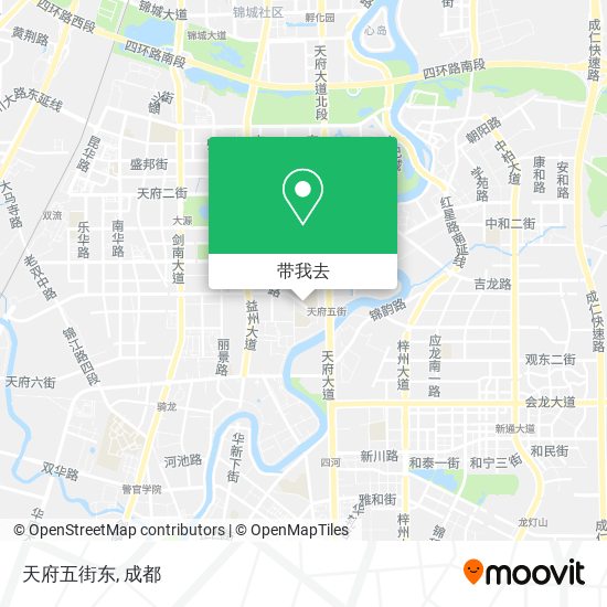 天府五街东地图