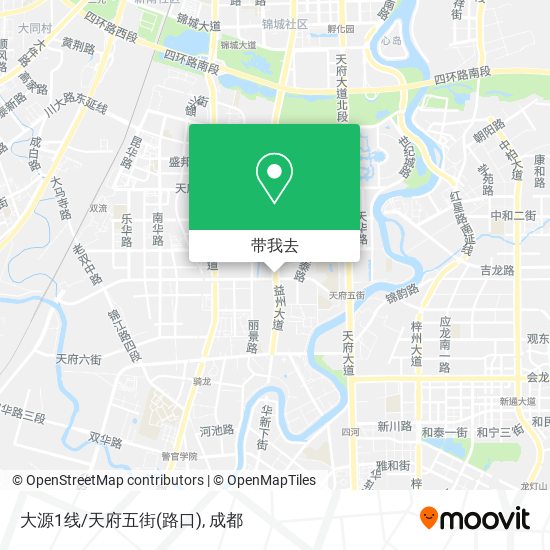 大源1线/天府五街(路口)地图