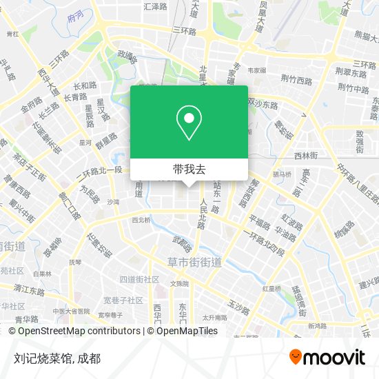刘记烧菜馆地图