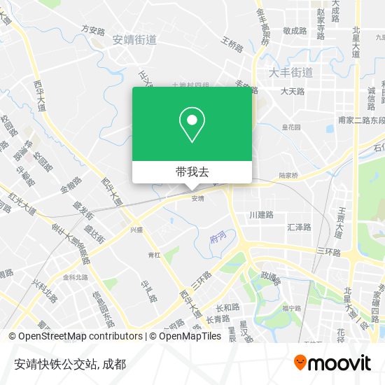 安靖快铁公交站地图