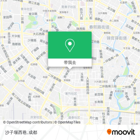 沙子堰西巷地图