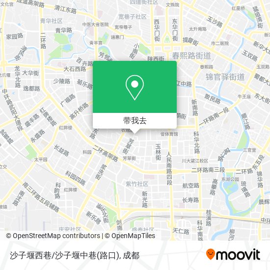 沙子堰西巷/沙子堰中巷(路口)地图