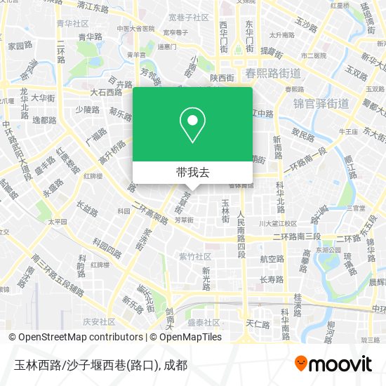 玉林西路/沙子堰西巷(路口)地图