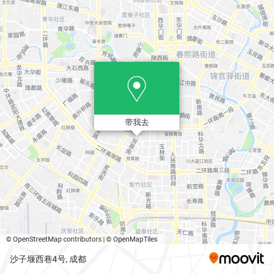 沙子堰西巷4号地图