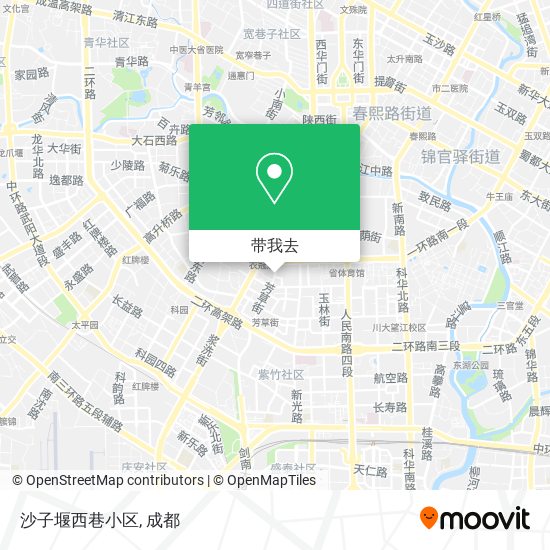 沙子堰西巷小区地图