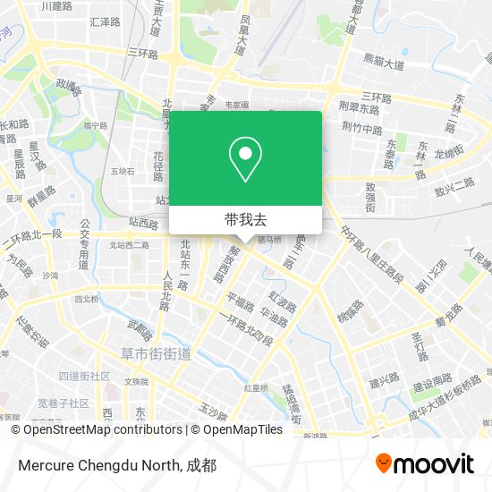 Mercure Chengdu North地图