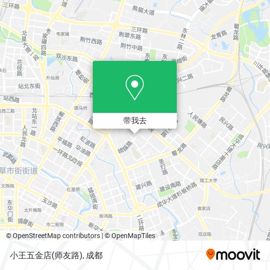 小王五金店(师友路)地图