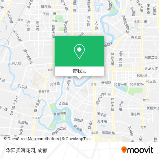 华阳滨河花园地图