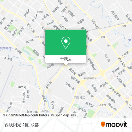 西线阳光-2幢地图
