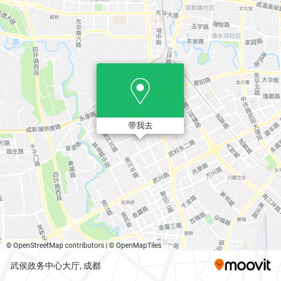 武侯政务中心大厅地图