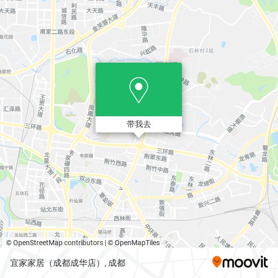宜家家居（成都成华店）地图