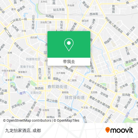九龙怡家酒店地图