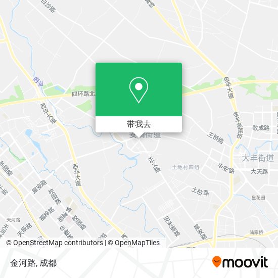 金河路地图