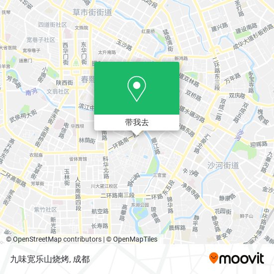 九味宽乐山烧烤地图
