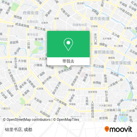锦里书店地图