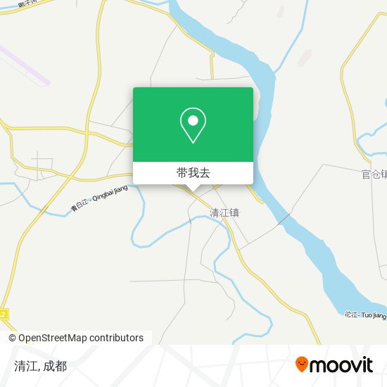 清江地图