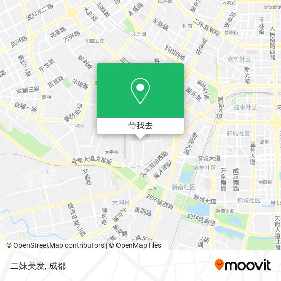 二妹美发地图