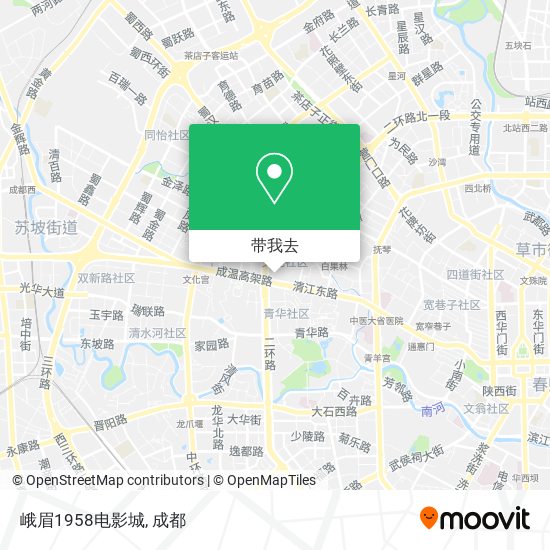 峨眉1958电影城地图