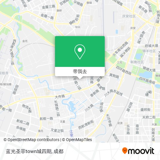蓝光圣菲town城四期地图