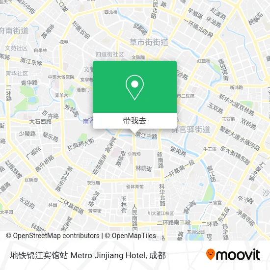 地铁锦江宾馆站 Metro Jinjiang Hotel地图