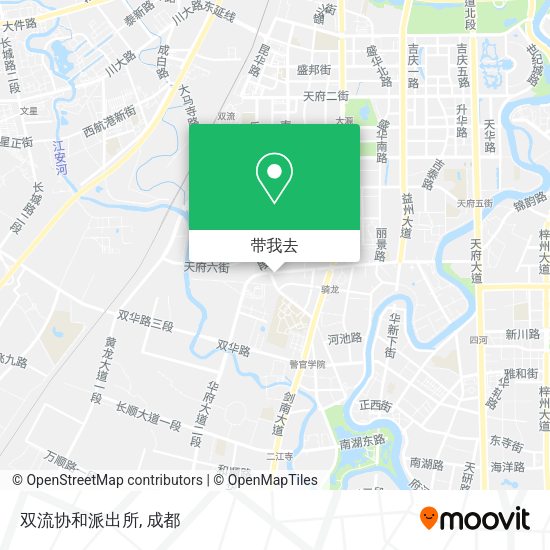 双流协和派出所地图