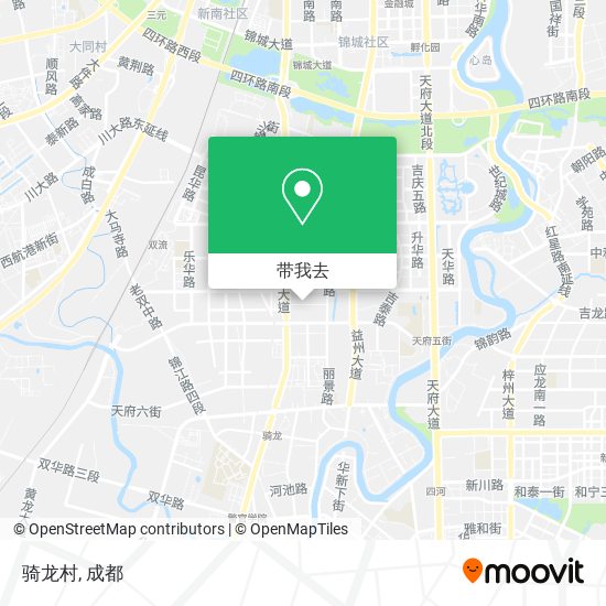 骑龙村地图