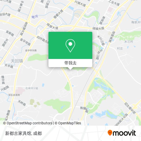 新都古家具馆地图