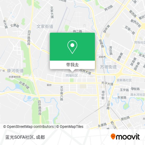 蓝光SOFA社区地图