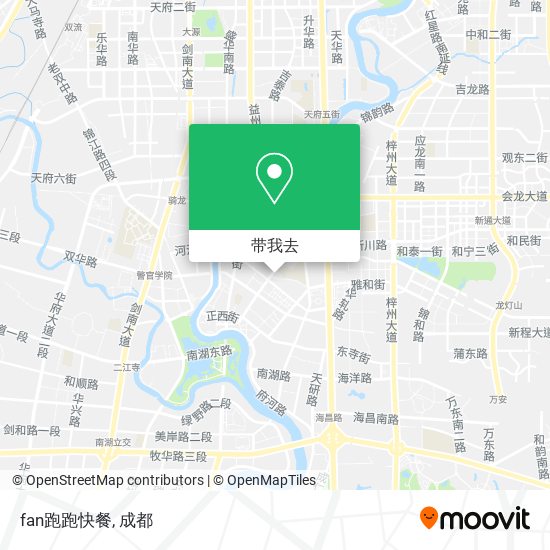 fan跑跑快餐地图