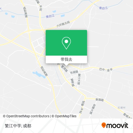 繁江中学地图