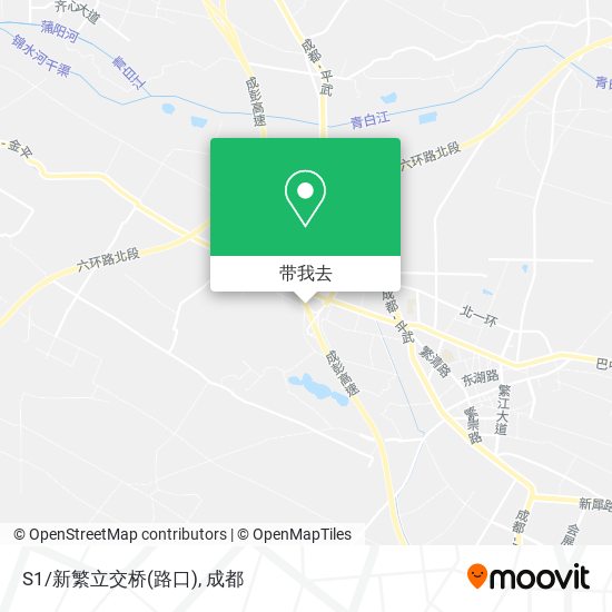 S1/新繁立交桥(路口)地图