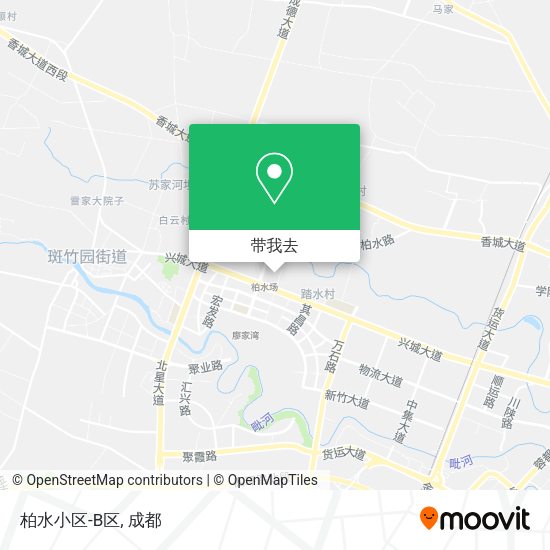 柏水小区-B区地图