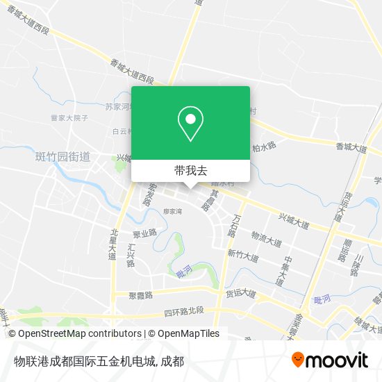 物联港成都国际五金机电城地图