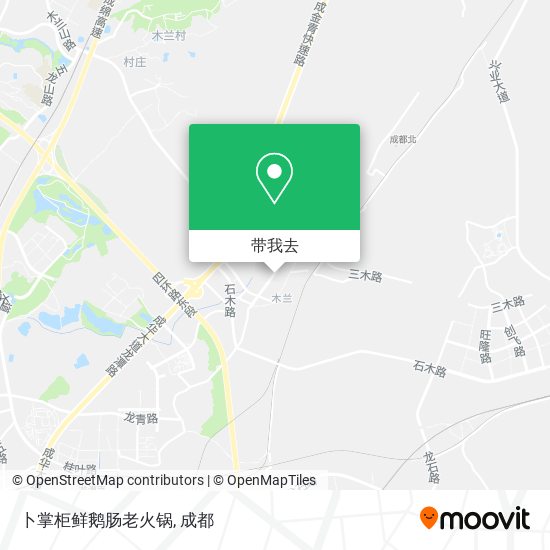 卜掌柜鲜鹅肠老火锅地图