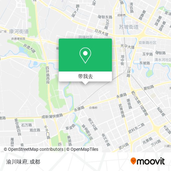 渝川味府地图