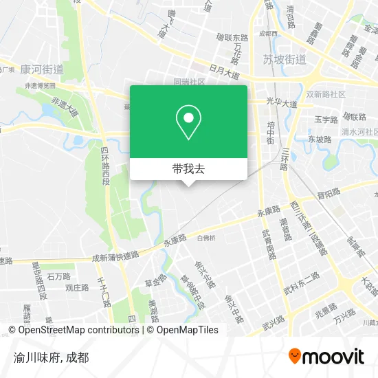 渝川味府地图