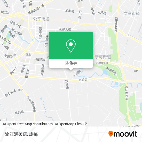 渝江源饭店地图