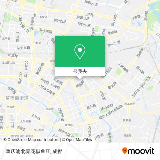 重庆渝北青花椒鱼庄地图
