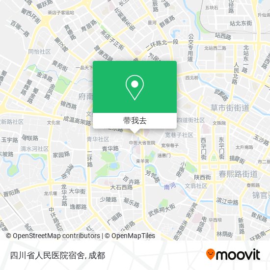 四川省人民医院宿舍地图