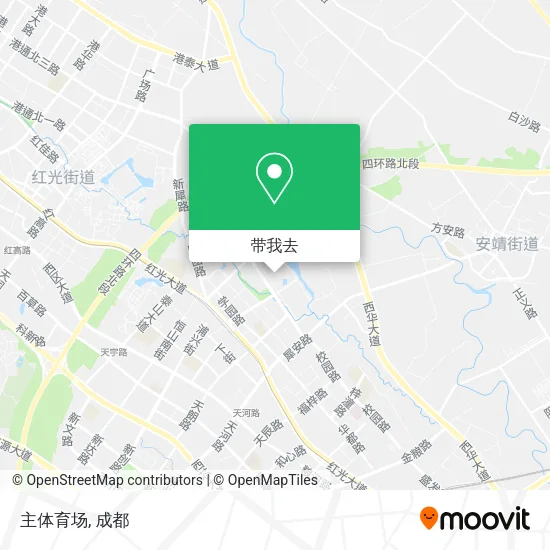 主体育场地图