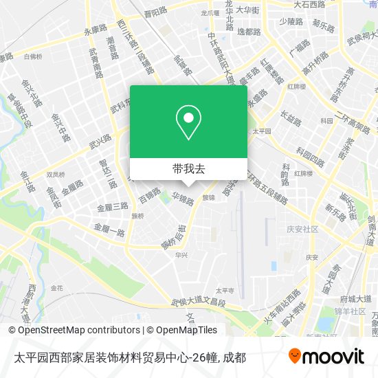 太平园西部家居装饰材料贸易中心-26幢地图