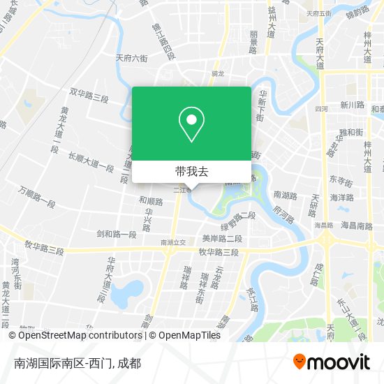 南湖国际南区-西门地图