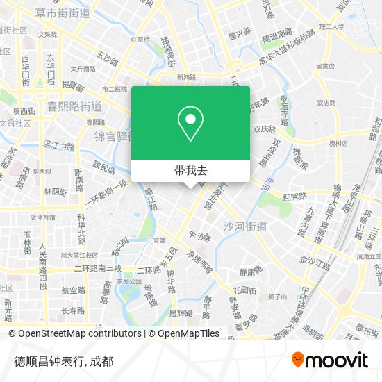 德顺昌钟表行地图