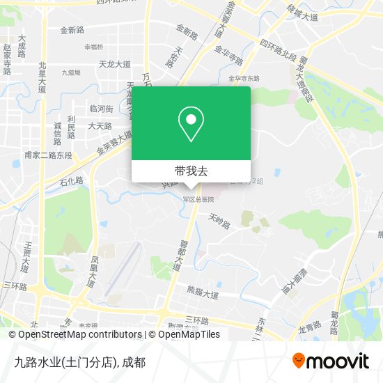 九路水业(土门分店)地图