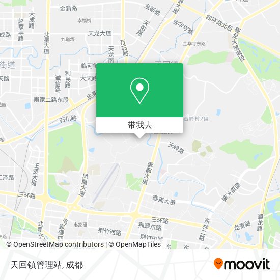 天回镇管理站地图