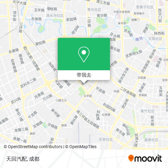 天回汽配地图