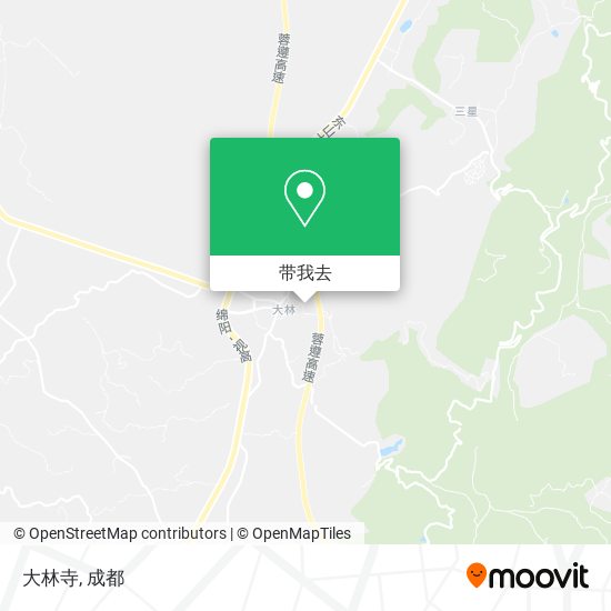 大林寺地图