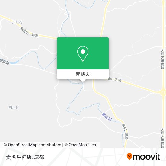 贵名鸟鞋店地图