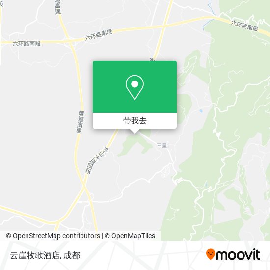 云崖牧歌酒店地图