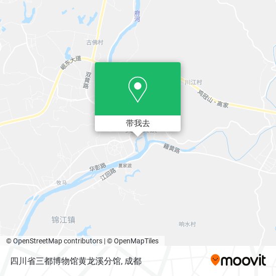 四川省三都博物馆黄龙溪分馆地图